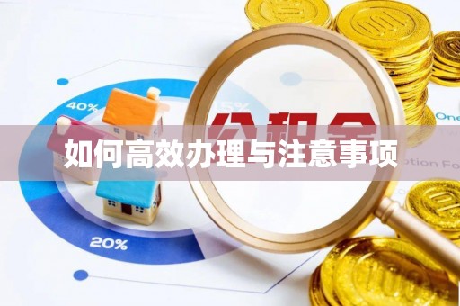 仁怀如何高效办理与注意事项